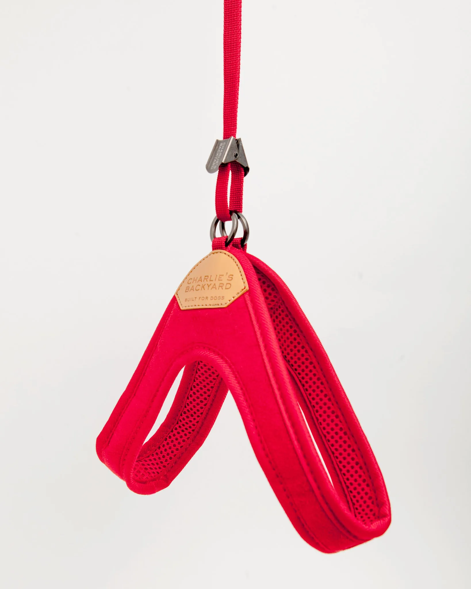 Adjustable Easy Dog Harness in Red