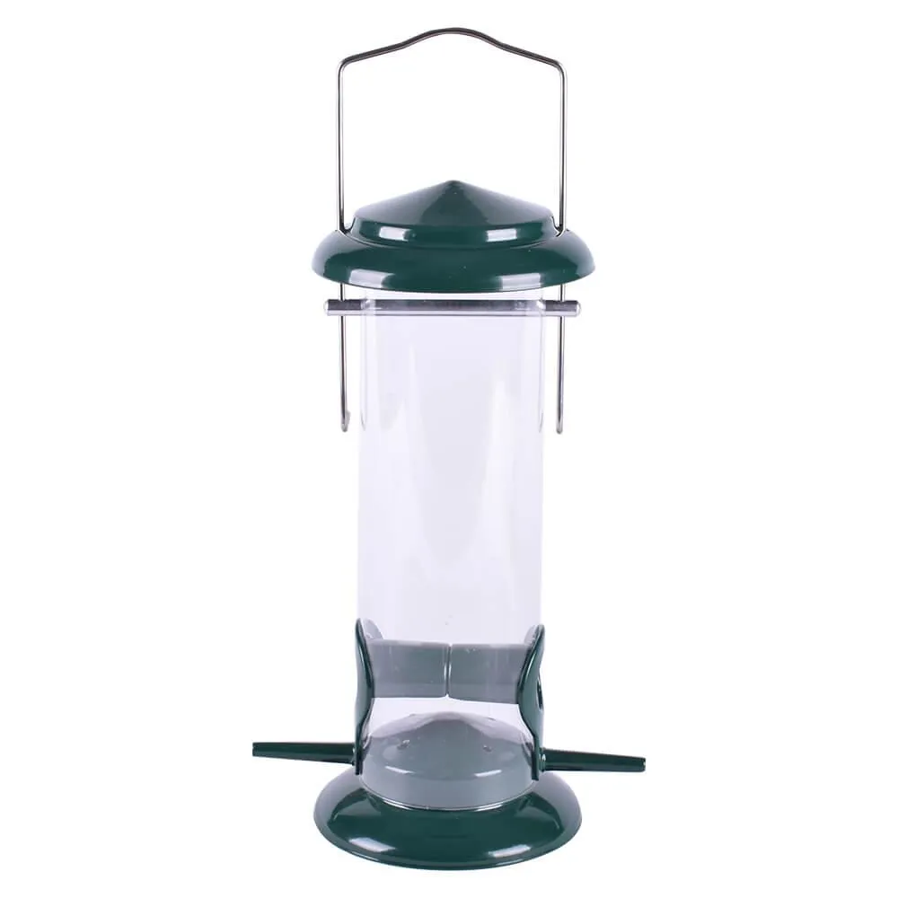 AllPetSolutions Wild Bird Seed & Nut Metal Feeders, 9"