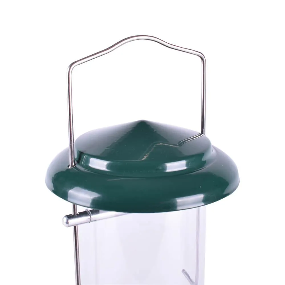 AllPetSolutions Wild Bird Seed & Nut Metal Feeders, 9"