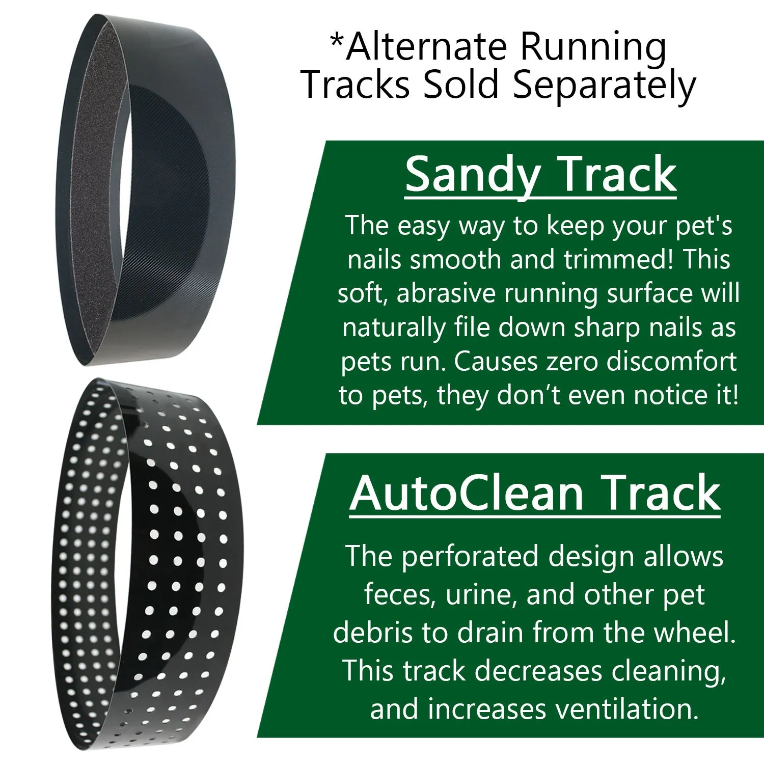 Auto-Clean Track 12 in. (Black)