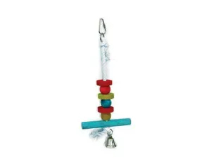 Avian Care Wood & Rope Hanging Bird Toy 30x11cm