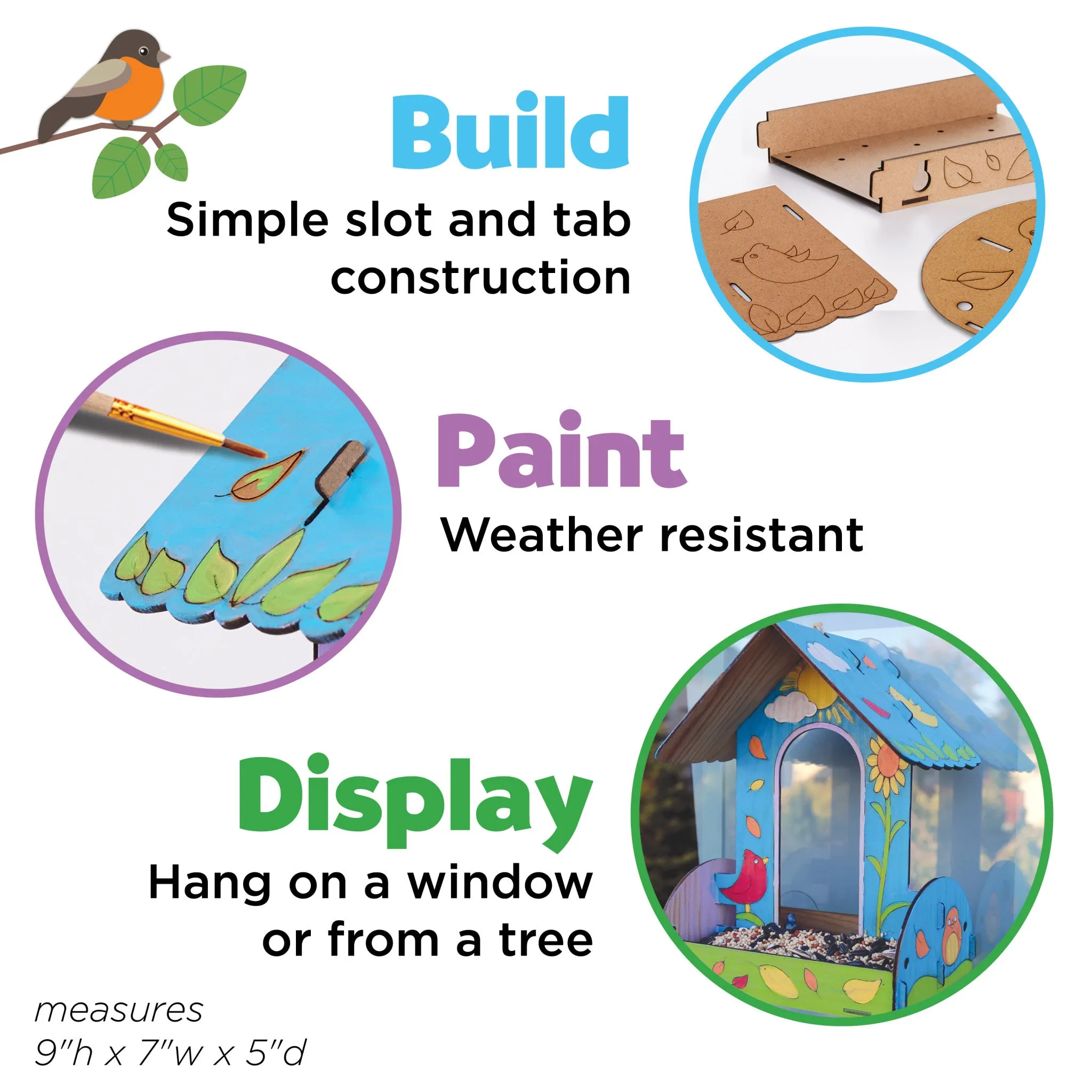 Build & Paint Bird Feeder - #6337000