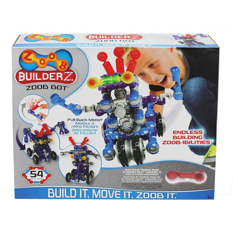 BUILDERZ ZOOB BOT 54 PCS