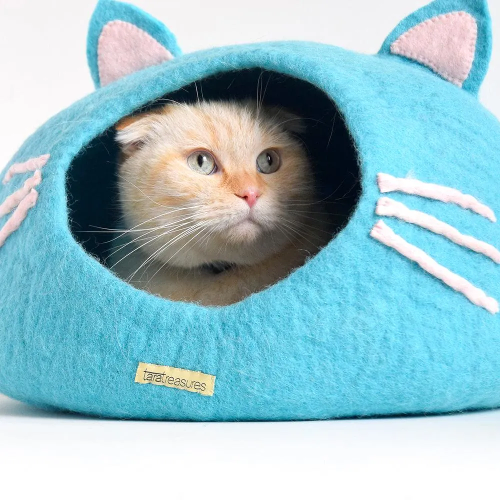 Cat Cave - Cat Head Blue