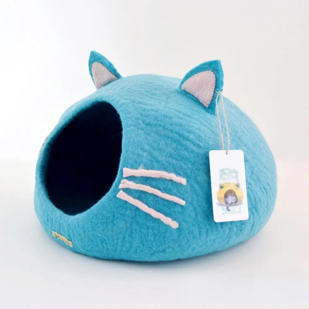 Cat Cave - Cat Head Blue