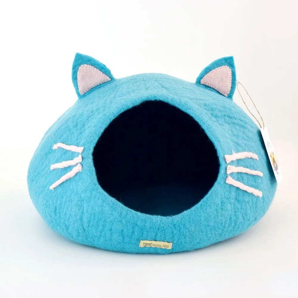 Cat Cave - Cat Head Blue