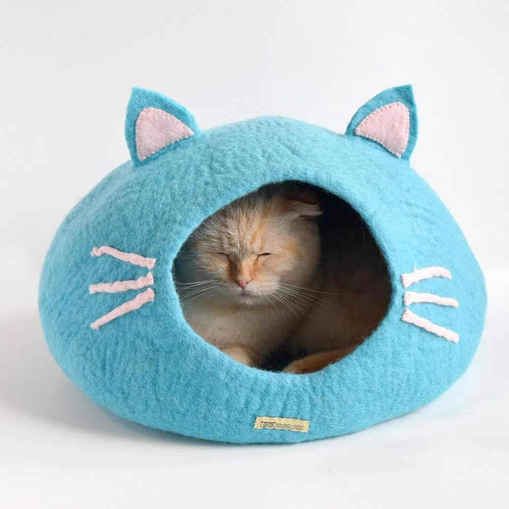 Cat Cave - Cat Head Blue