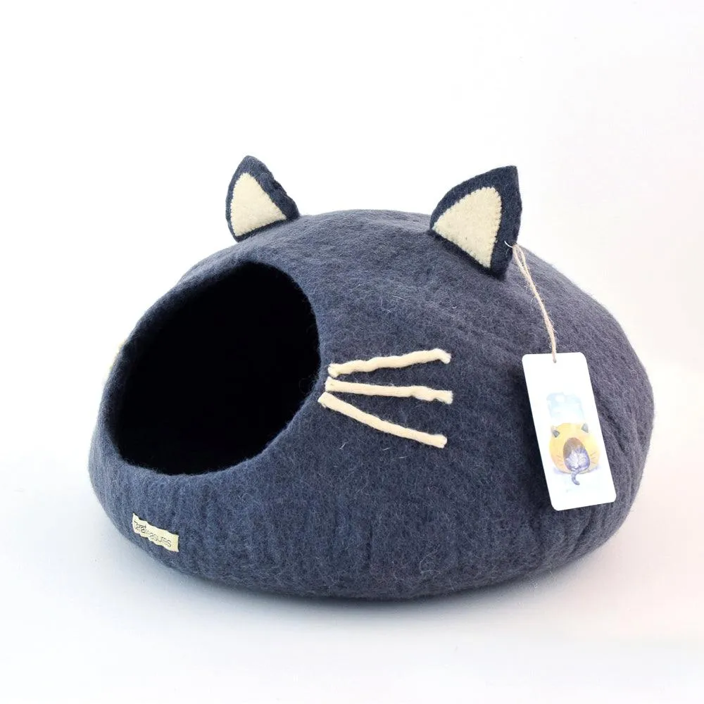 Cat Cave - Cat Head Dark Grey