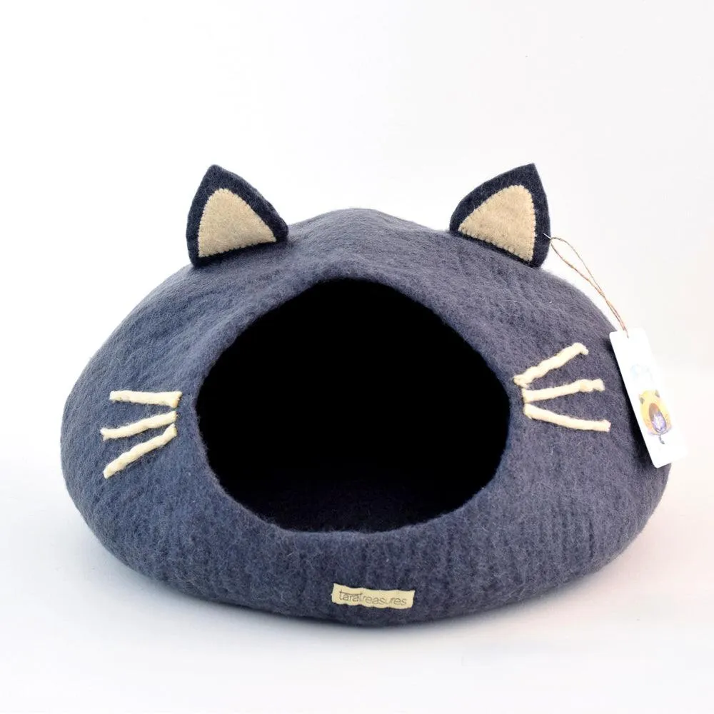 Cat Cave - Cat Head Dark Grey