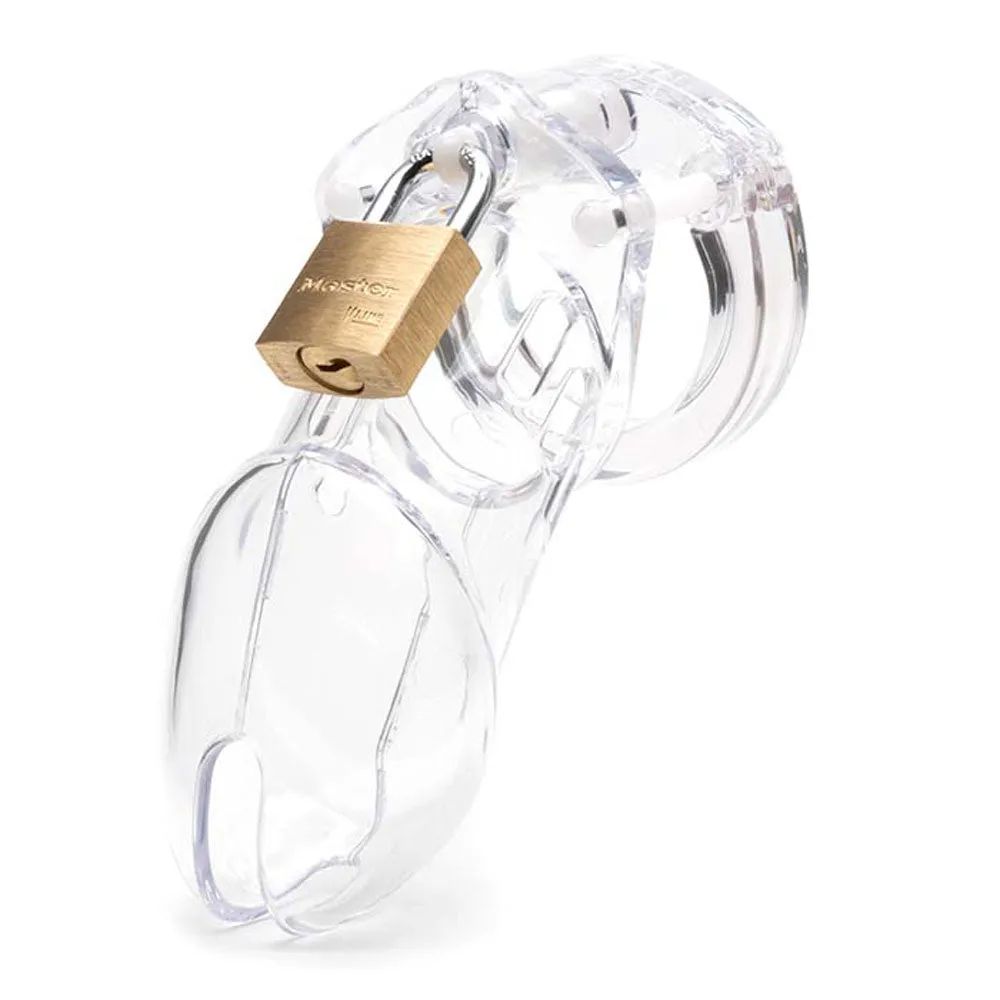 CB-6000 Chastity Cock Cage Kit - Clear-(6000clr)