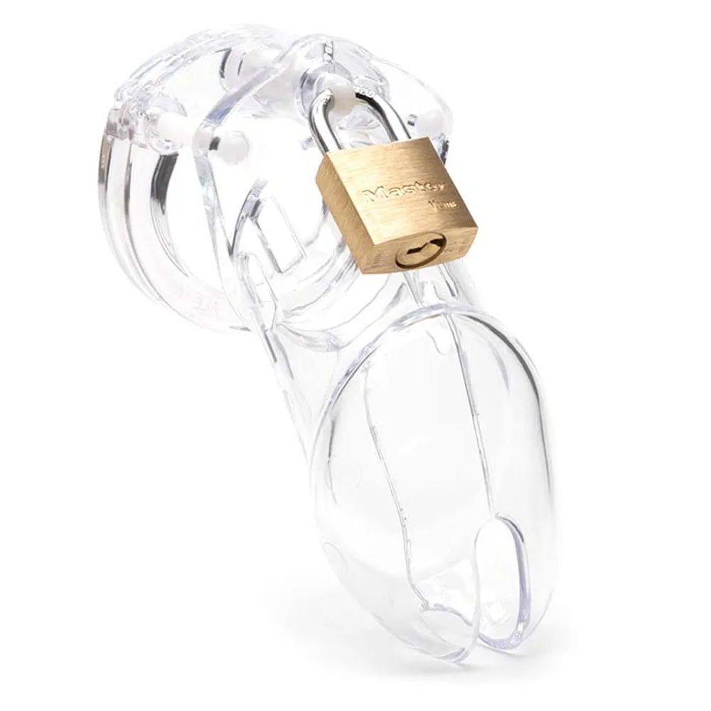 CB-6000 Chastity Cock Cage Kit - Clear-(6000clr)