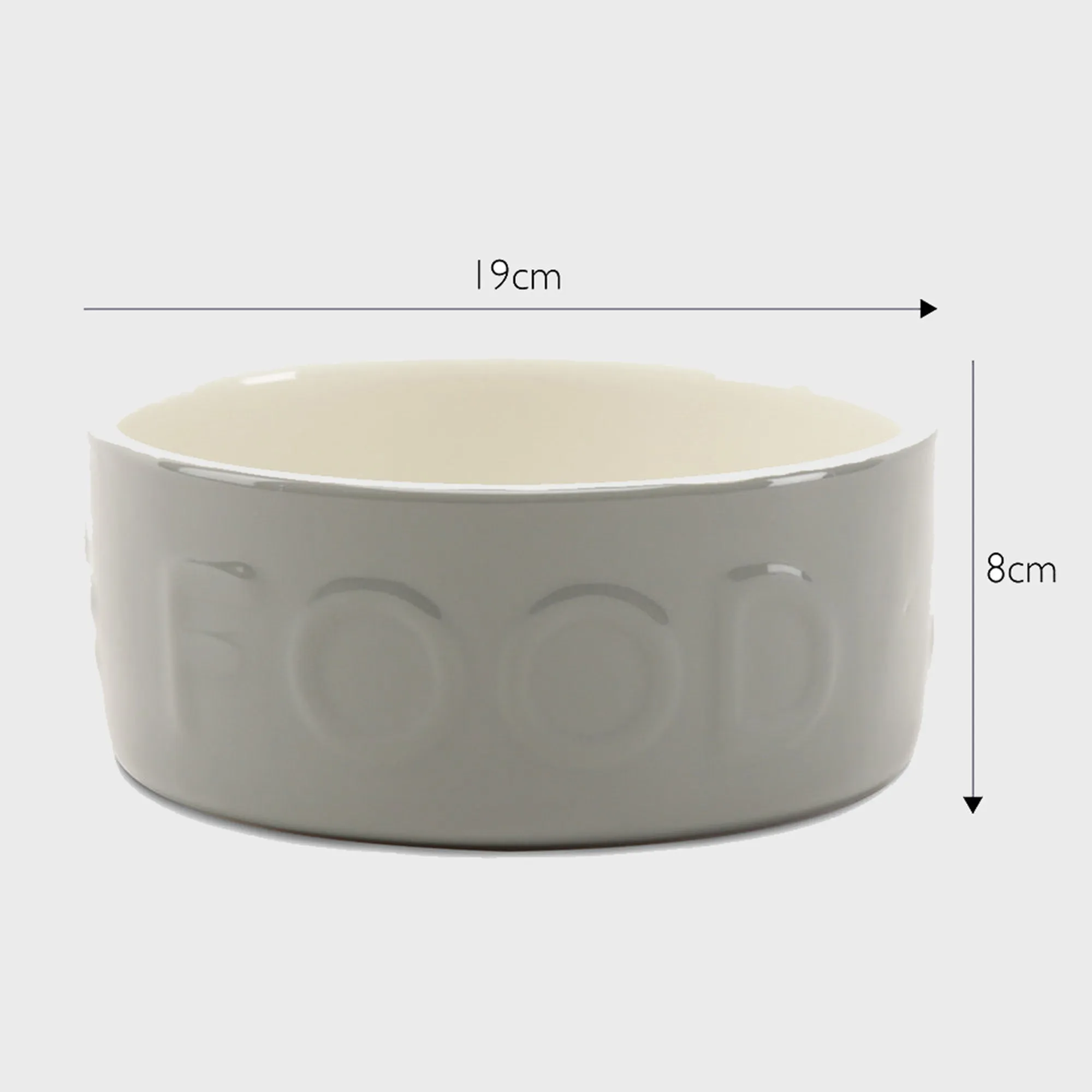 Ceramic Classic Dog Food Bowl