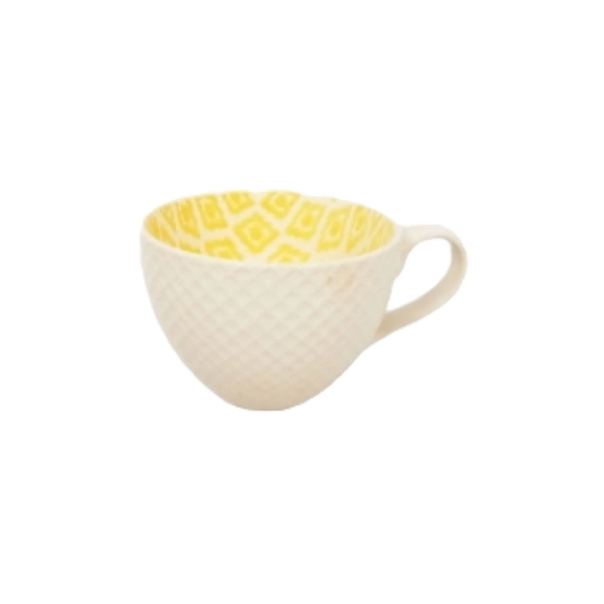 Ceramic Soup Mug Embossed 14oz 37005a