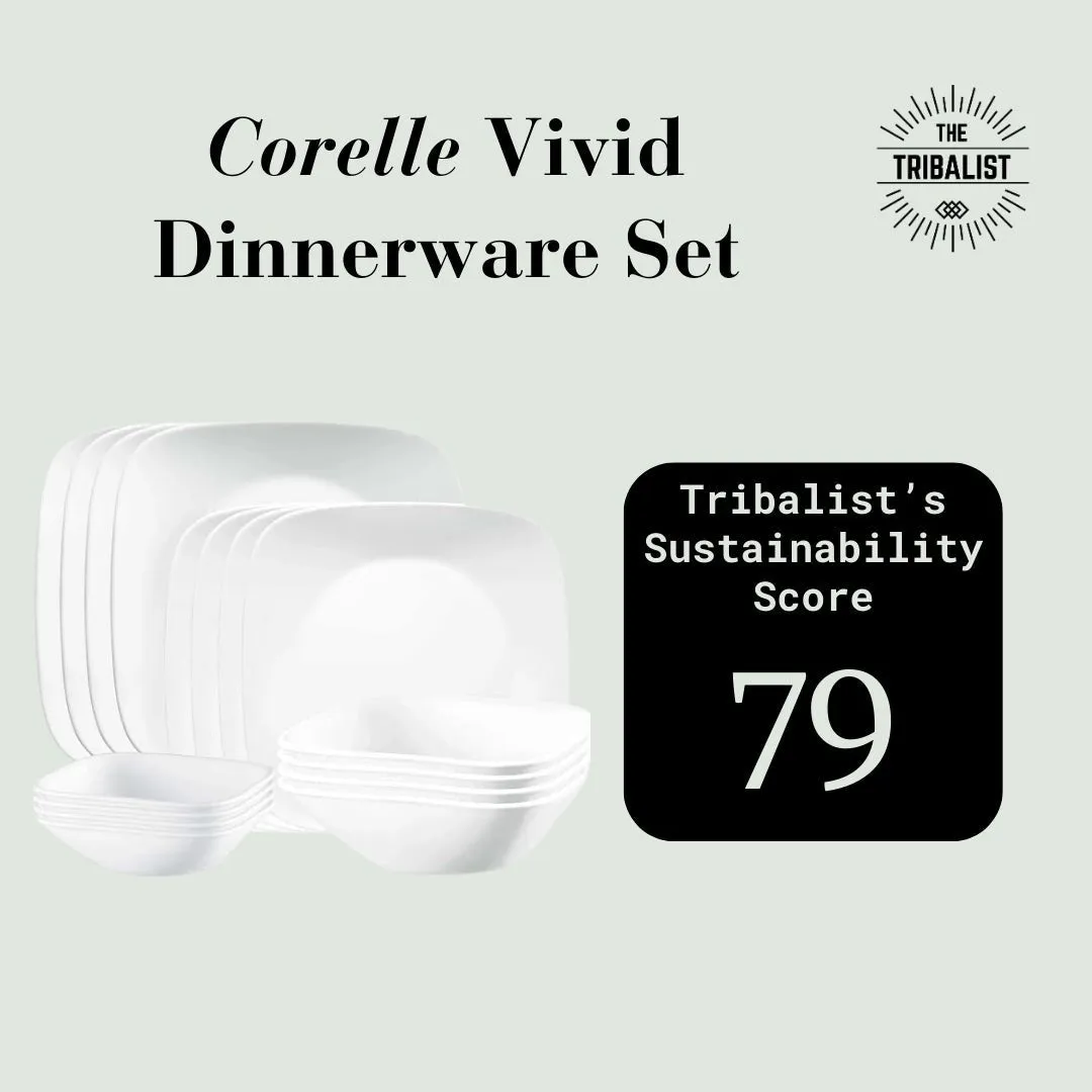 Corelle: Vivid White Dinnerware Set (16 pieces)