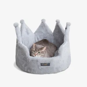 Crown Dog & Cat Fun Bed Cloud Prive Collection - Royal Gray