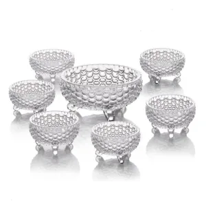 Dessert Bowls Set Glass Scaled Design