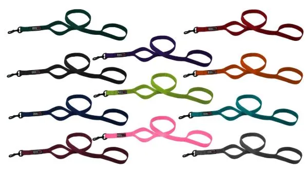 Dogline Nylon Multi-Handle Flat Dog Leash