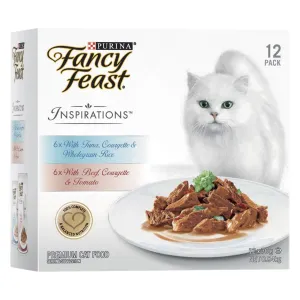 Fancy Feast Inspiration Tuna Beef Rice 12X70g