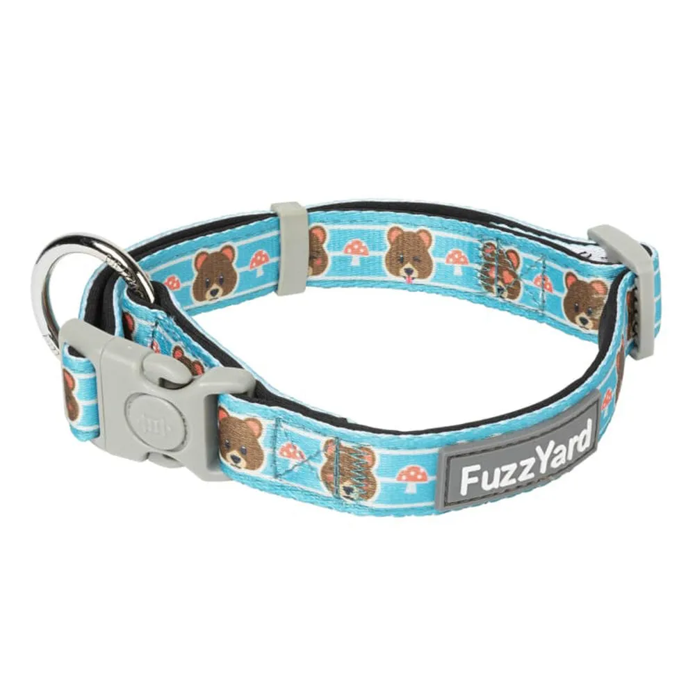 Fuzzyard Dog Collar Fuzz Bear S 25cm-38cm