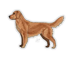 Golden Retriever Decal