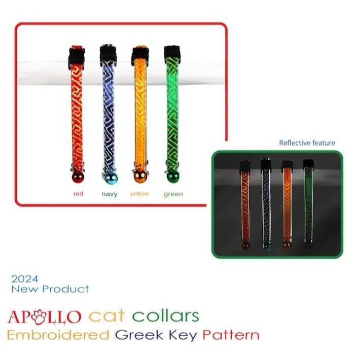 Goli Apollo Reflective Cat Collar Orange