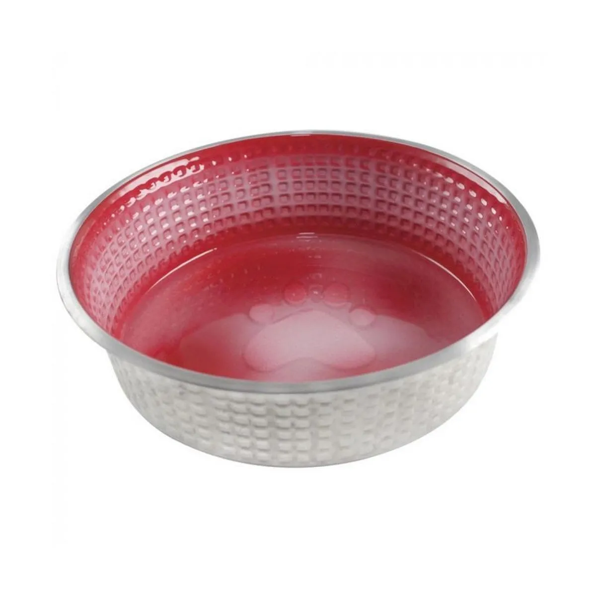 Indipets Jack & Jill XLarge Candy Red Bowl for Dogs 74oz