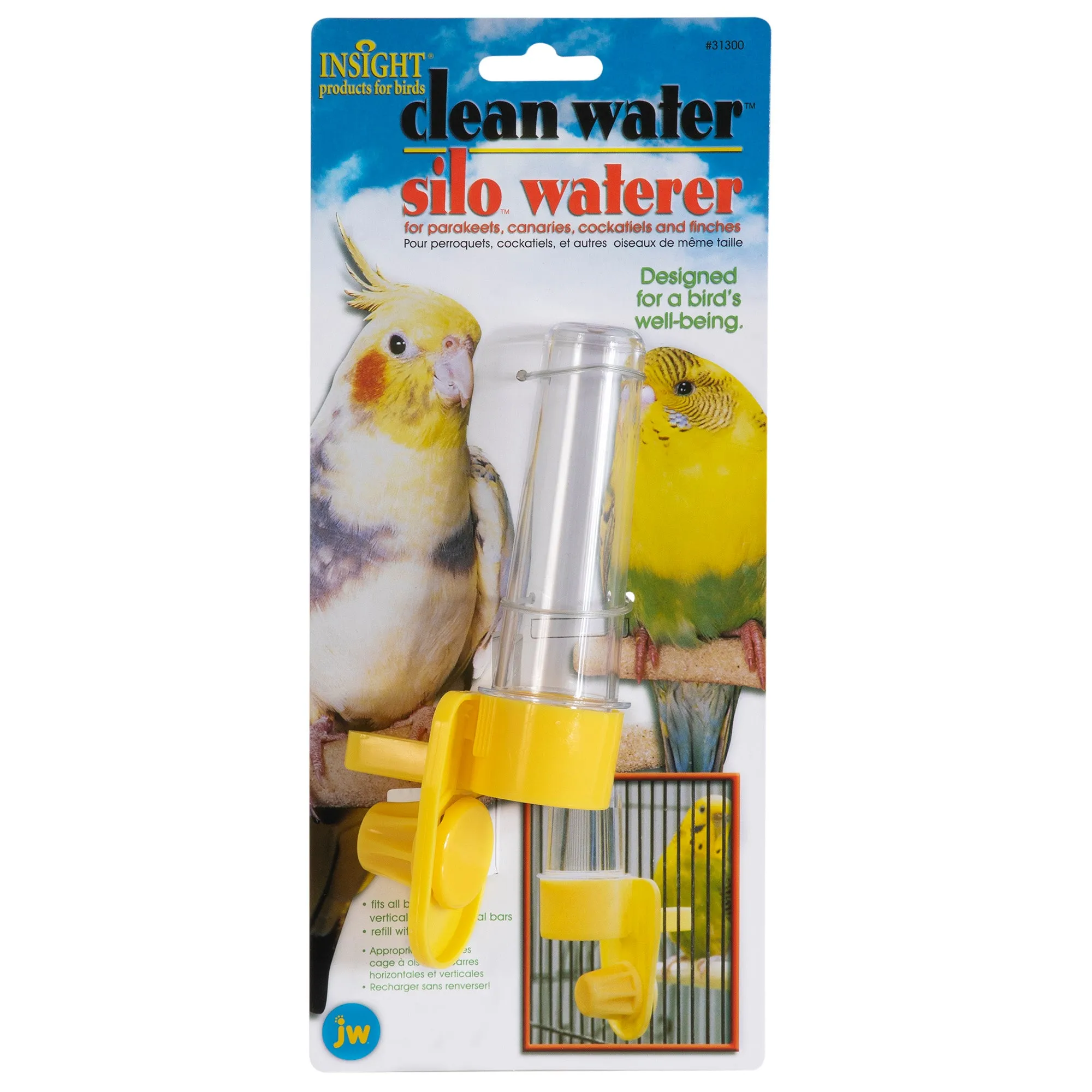 JW Clean Water Silo Bird Waterer