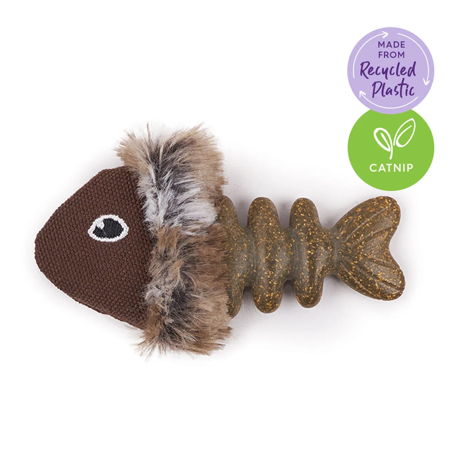 Kazoo Eco-Friendly Gone Fishing with Catnip Cat Toy