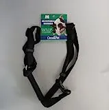 Leather Brothers Kwik Klip Adjustable Dog Harness Medium Black