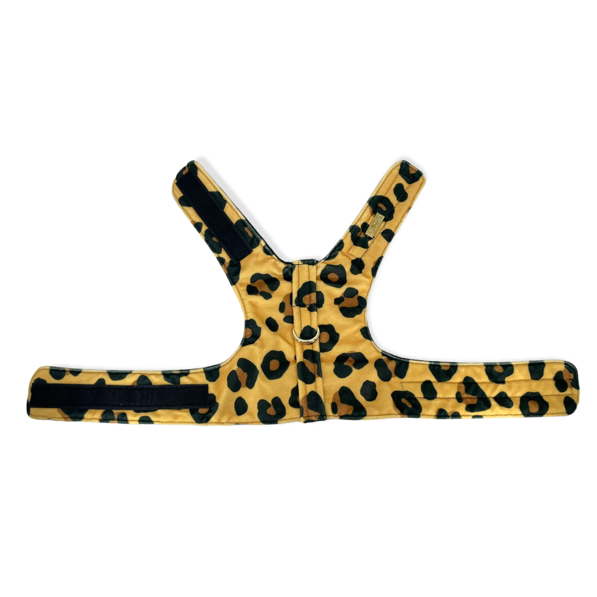 Leopard Print Luxe Velvet Jacket Harness