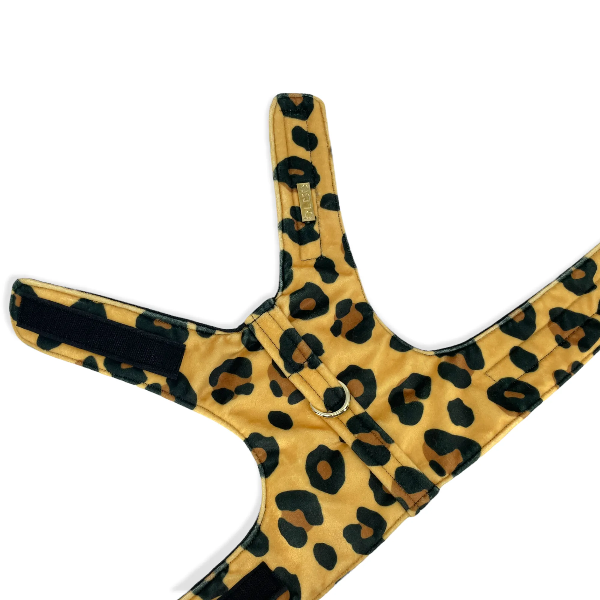 Leopard Print Luxe Velvet Jacket Harness