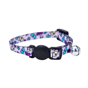 Li'l Pals Cat Collar Safety Purple Butterfly Iwe-0001083