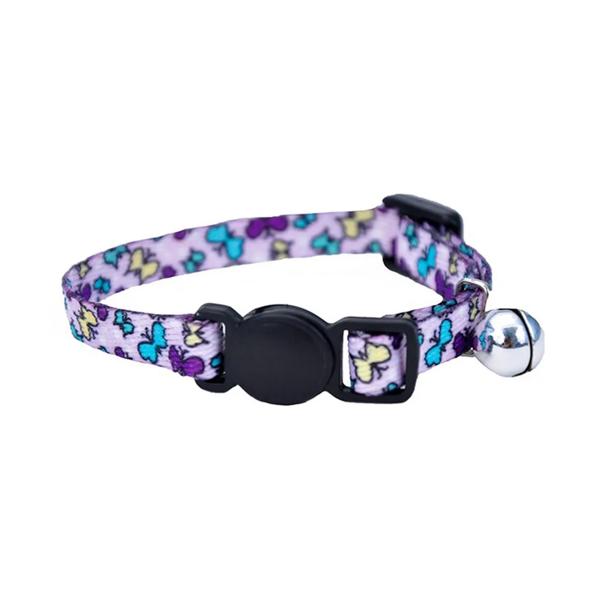 Li'l Pals Cat Collar Safety Purple Butterfly Iwe-0001083