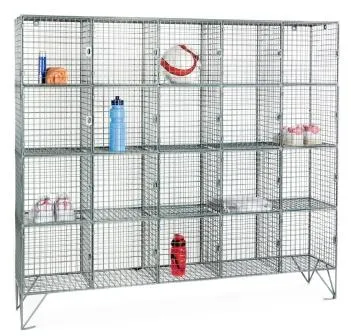 Multi Compartment Wire Mesh Lockers - D305mm