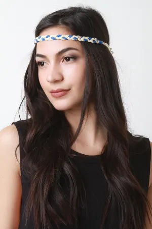 Multi-Functional Braided Vegan Suede Headband