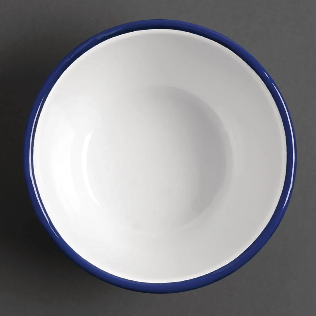 Olympia Enamel Pudding Bowls 155mm (Pack of 6) - DC389