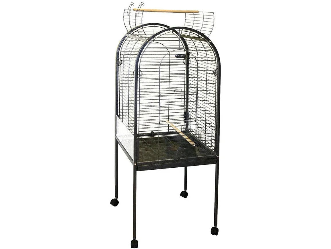 PARROT CAGE JUNIOR XXLIGHT 55x55x143cm hammerblow grey k07