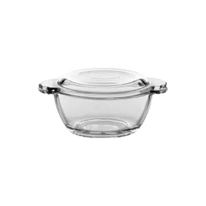 Pasabahce Mini Glass Bowls 275ml Round with Cover 2pack