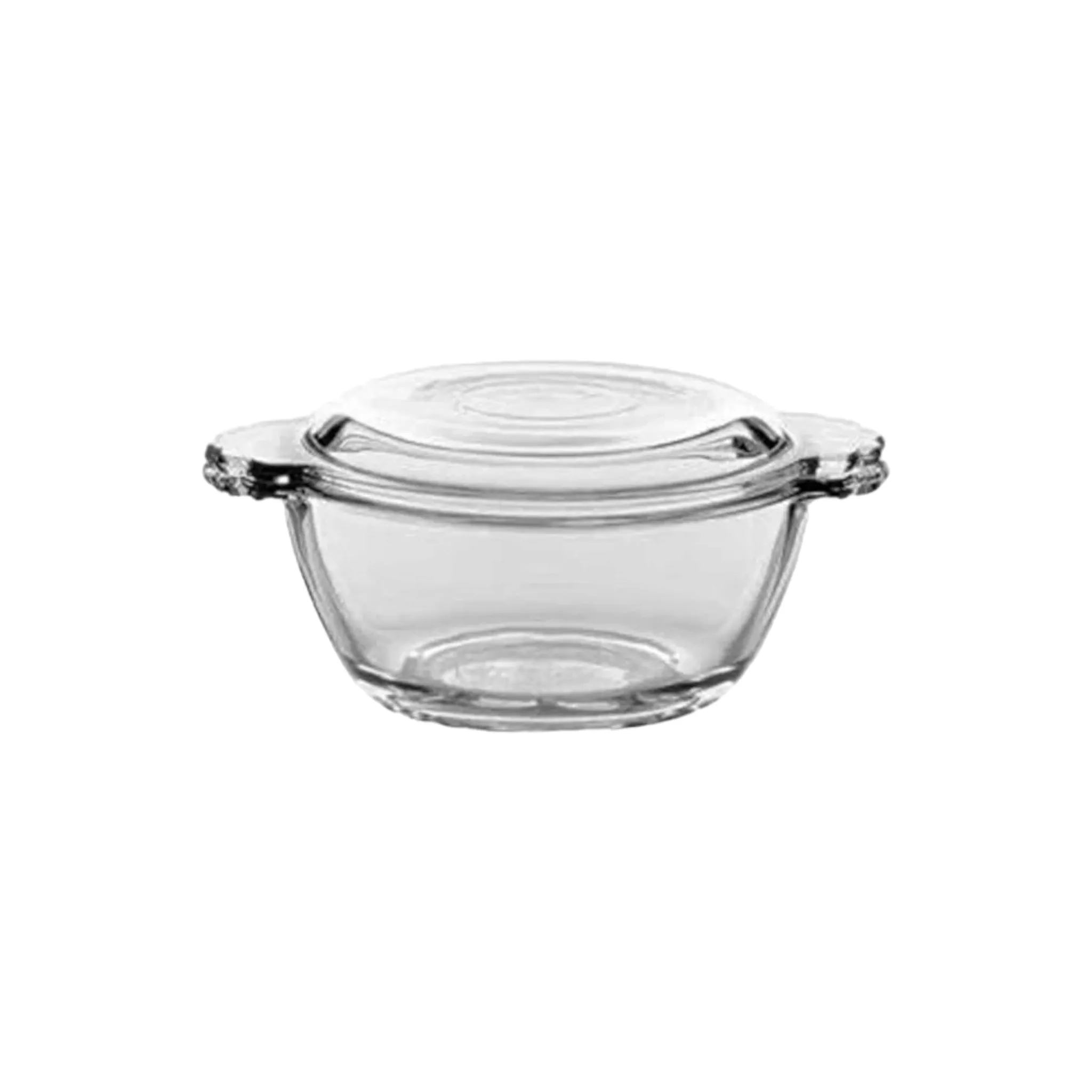 Pasabahce Mini Glass Bowls 275ml Round with Cover 2pack