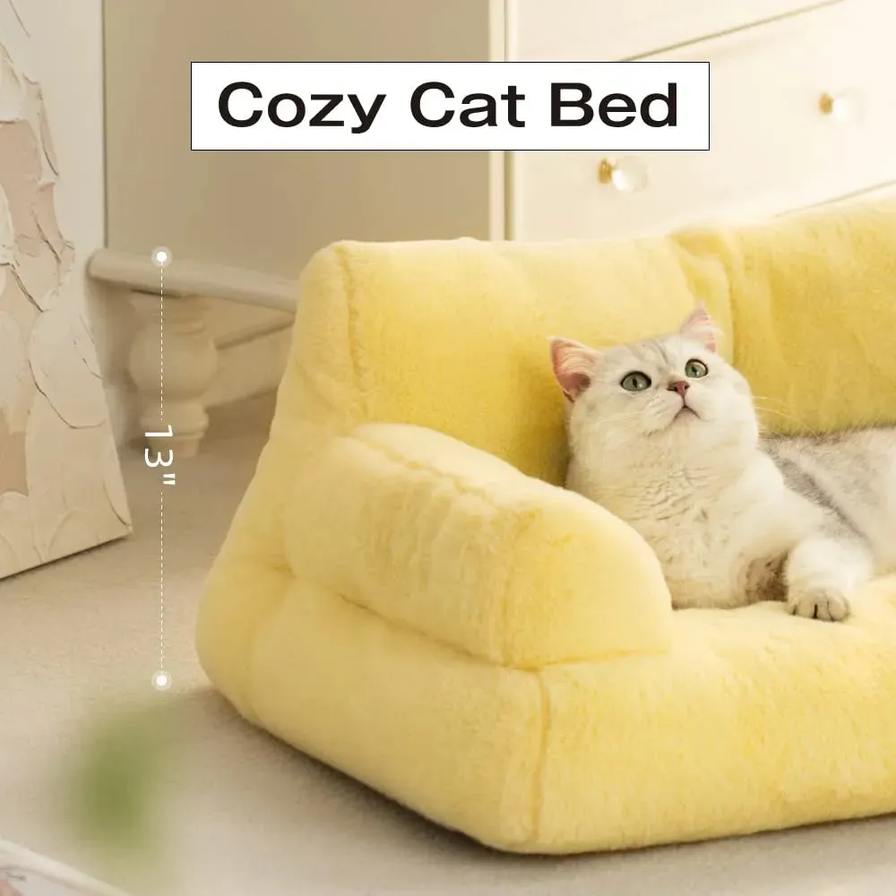 Pat and Pet Emporium | Pet Beds | Plush Medium Pet Sofa Bed