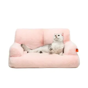 Pat and Pet Emporium | Pet Beds | Plush Medium Pet Sofa Bed