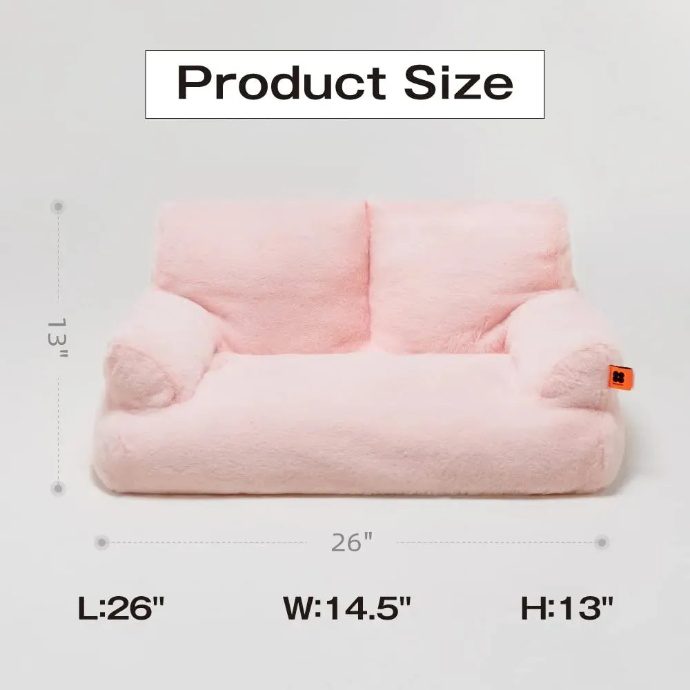 Pat and Pet Emporium | Pet Beds | Plush Medium Pet Sofa Bed