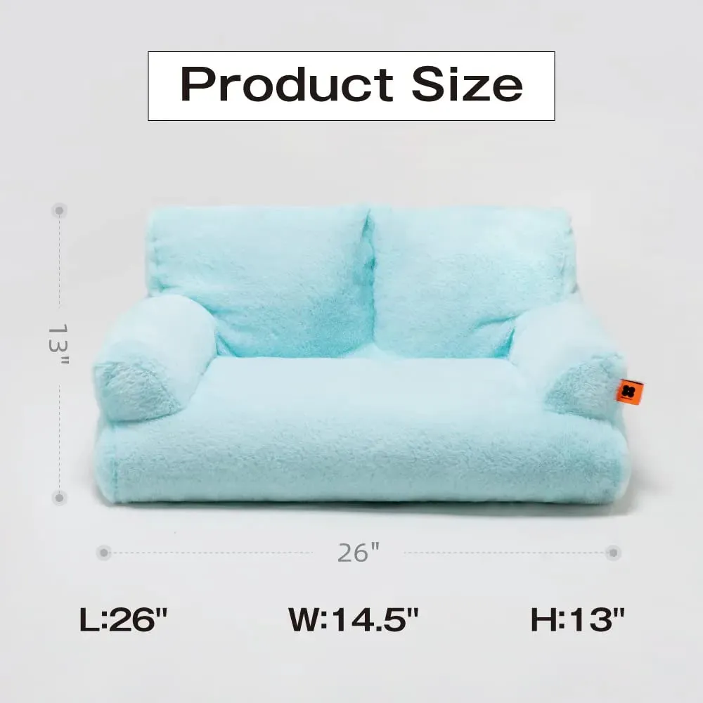 Pat and Pet Emporium | Pet Beds | Plush Medium Pet Sofa Bed