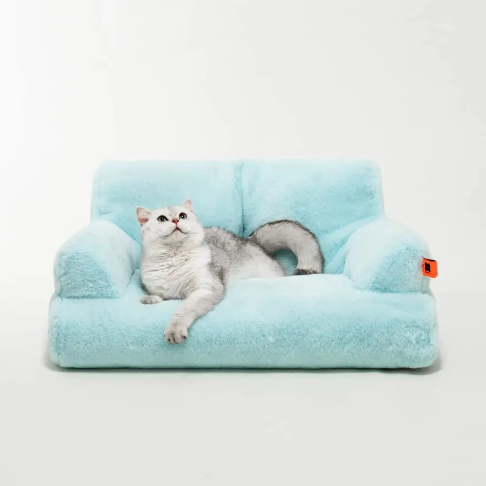 Pat and Pet Emporium | Pet Beds | Plush Medium Pet Sofa Bed