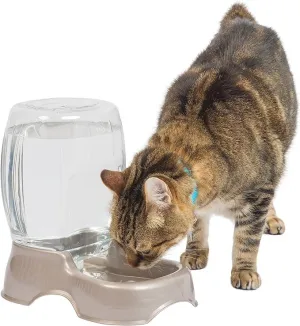 Petmate Pet Cafe Waterer - Silver 0.75 Gallon