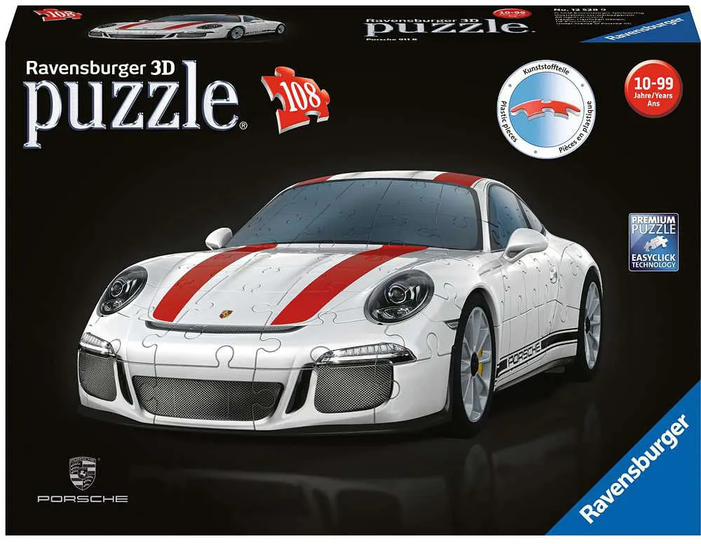 Porsche 911 R 108 pc 3D Puzzle