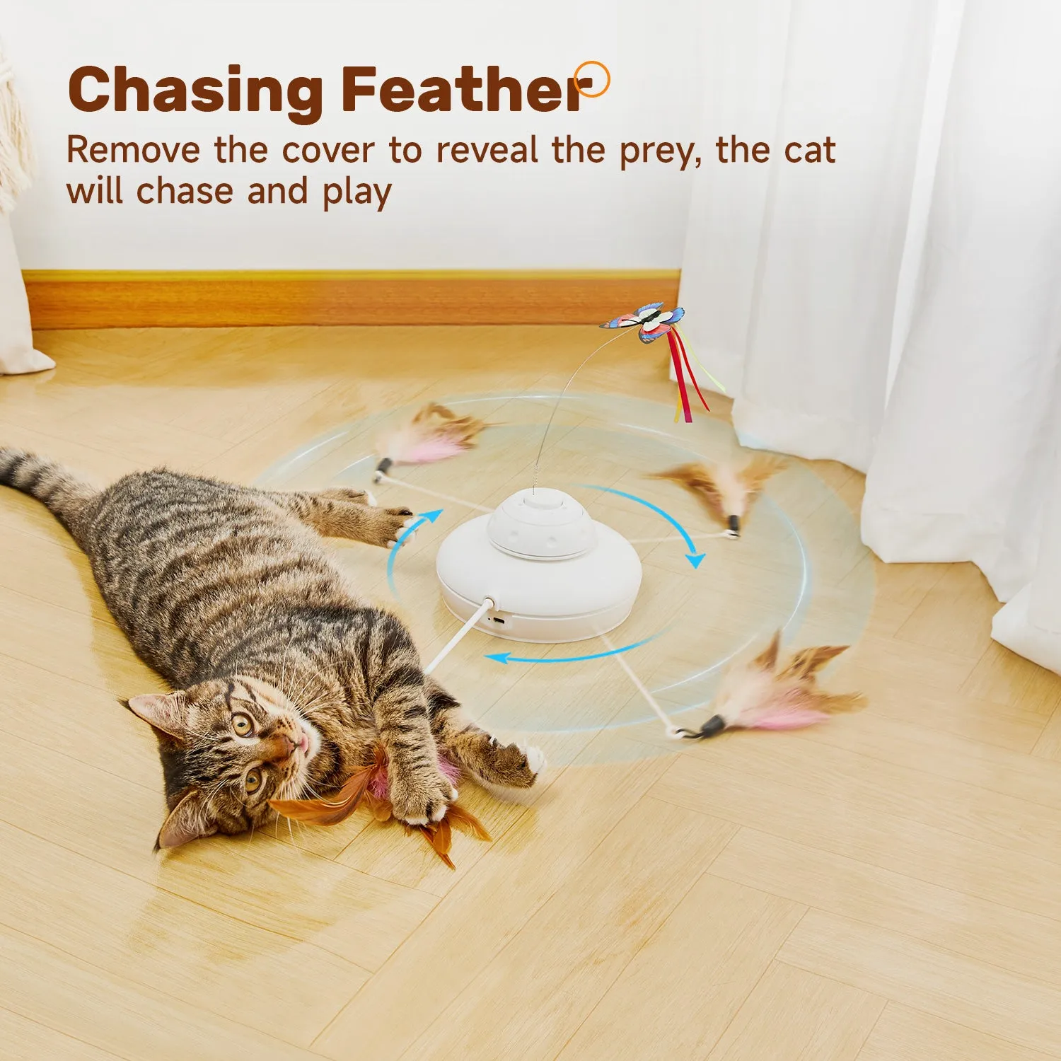 Potaroma 3-in-1 Hide-and-Seek Cat Toy