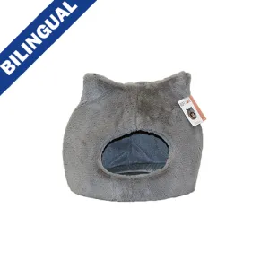 Ruff Love Cozy Cat Bed Grey