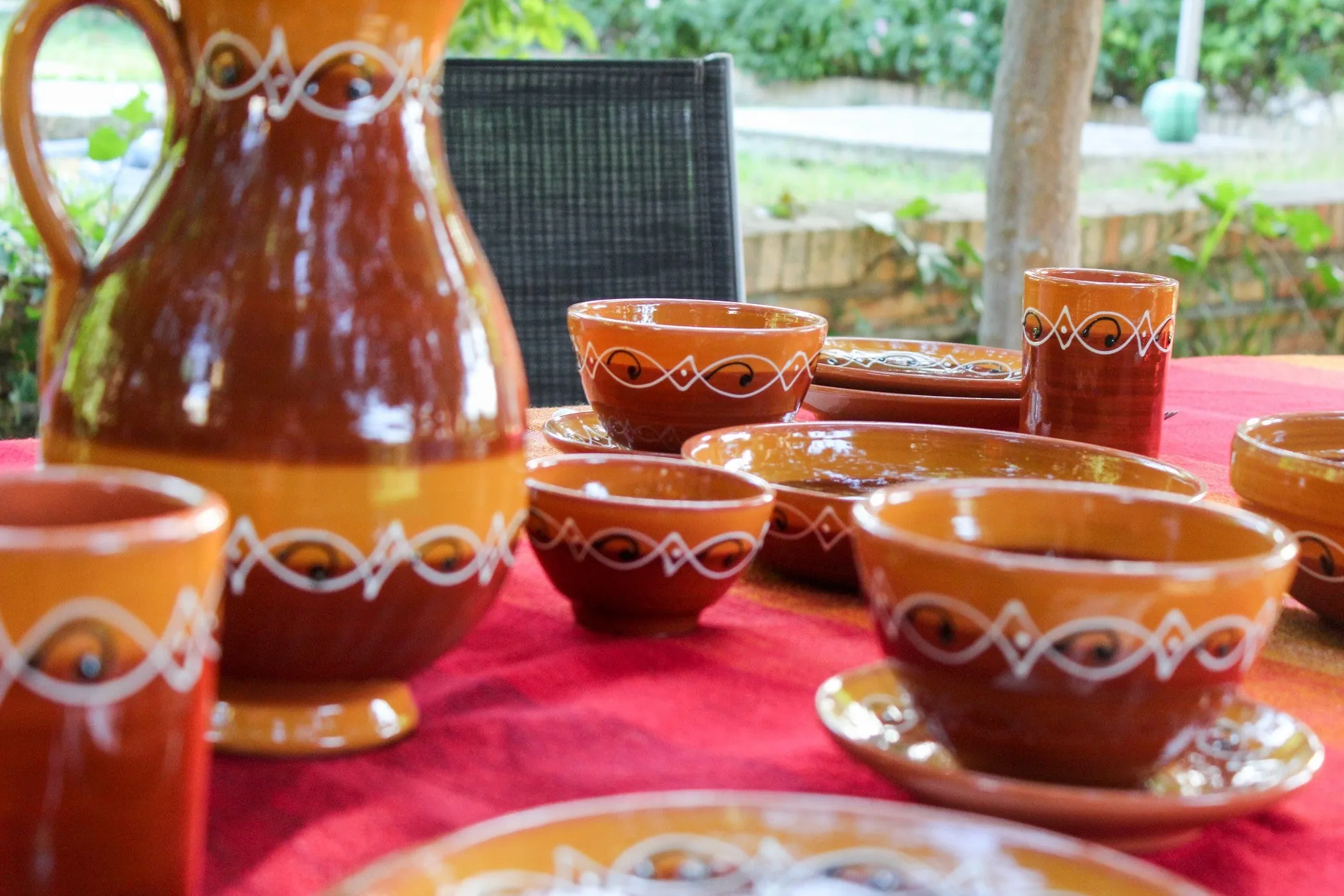 Spanish Sunset Salsa Bowl Set of 5 - Hand Painted From Spain