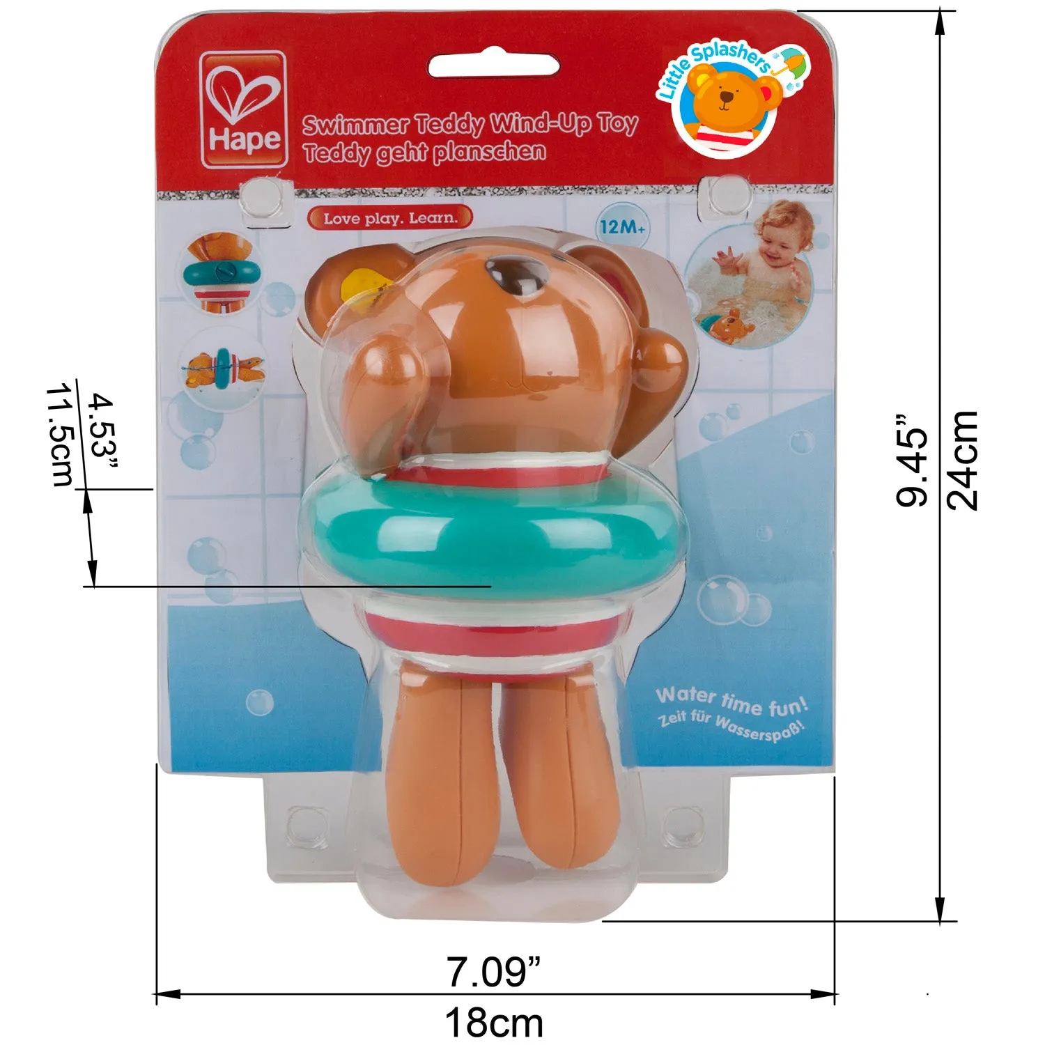 Summer Teddy Wind-Up Toy